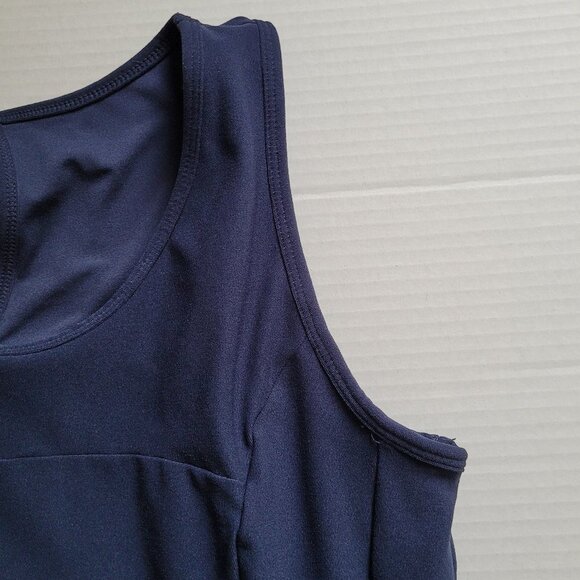 Tennis dress Mondetta blue sleeveless mini athletic work out gym sportswear - Picture 15 of 15